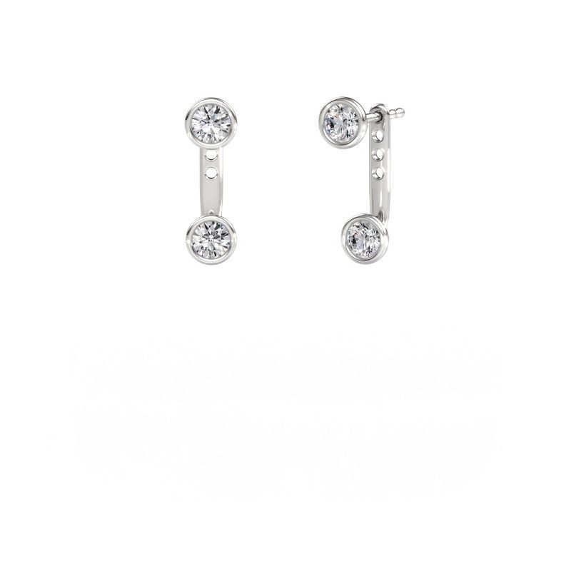 Earrings Halle 585 white gold diamond 1.00 crt