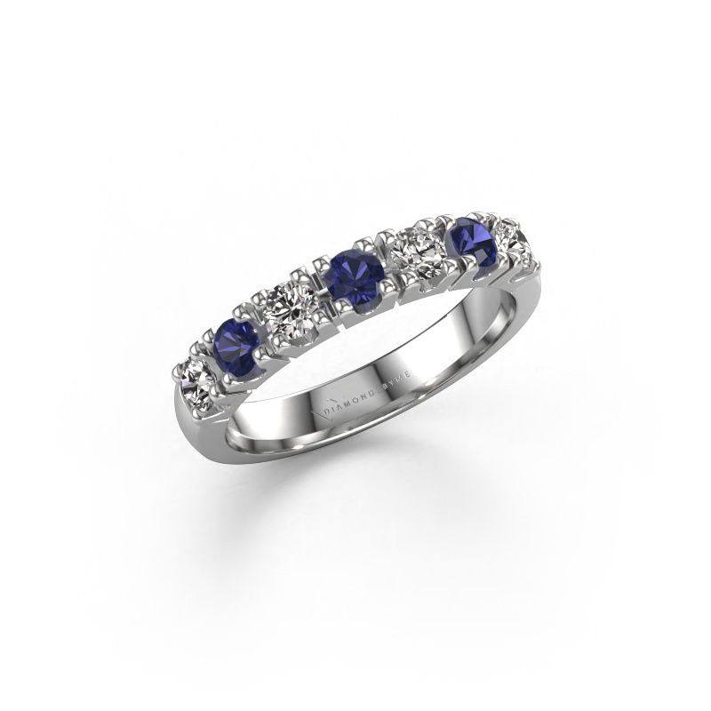 Ring Rianne 7 585 white gold sapphire 3 mm