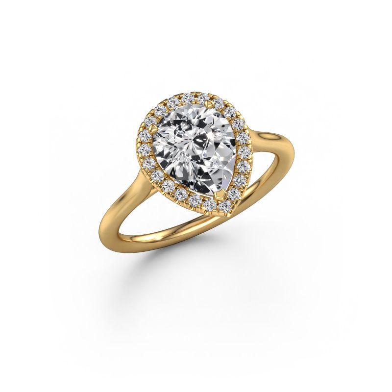 Engagement ring Seline per 1 585 gold lab grown diamond 1.665 crt
