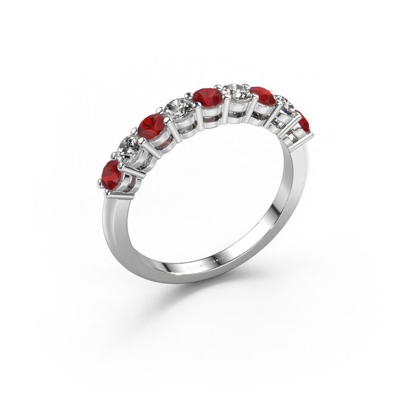 Ring Michelle 9 950 platina robijn 2.7 mm
