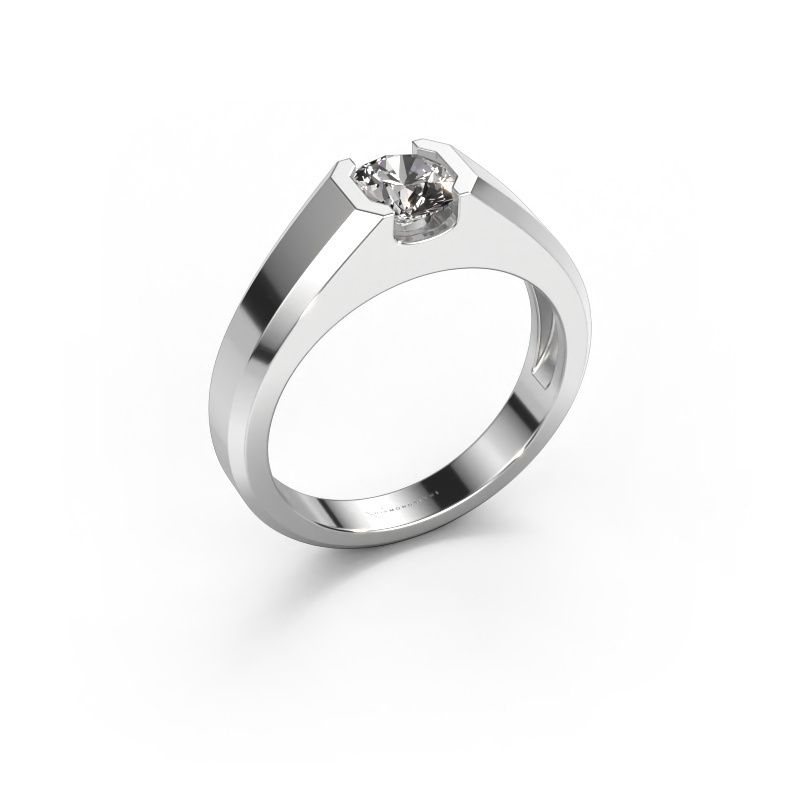 Men's ring Indigo 950 platinum lab-grown diamond 0.80 crt