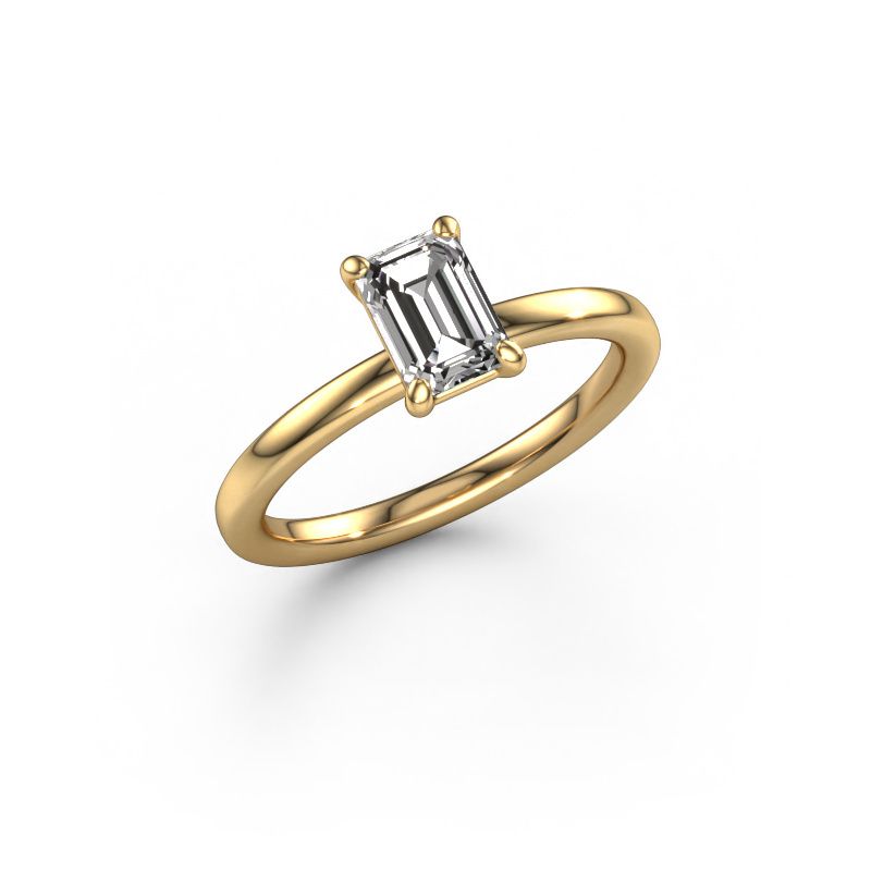 Engagement ring Simone EME 1 585 gold diamond 0.90 crt