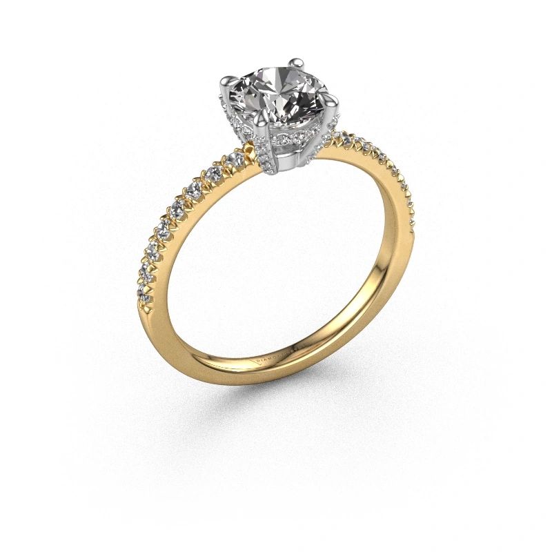 Verlovingsring Saskia rnd 1 585 goud diamant 1.364 crt