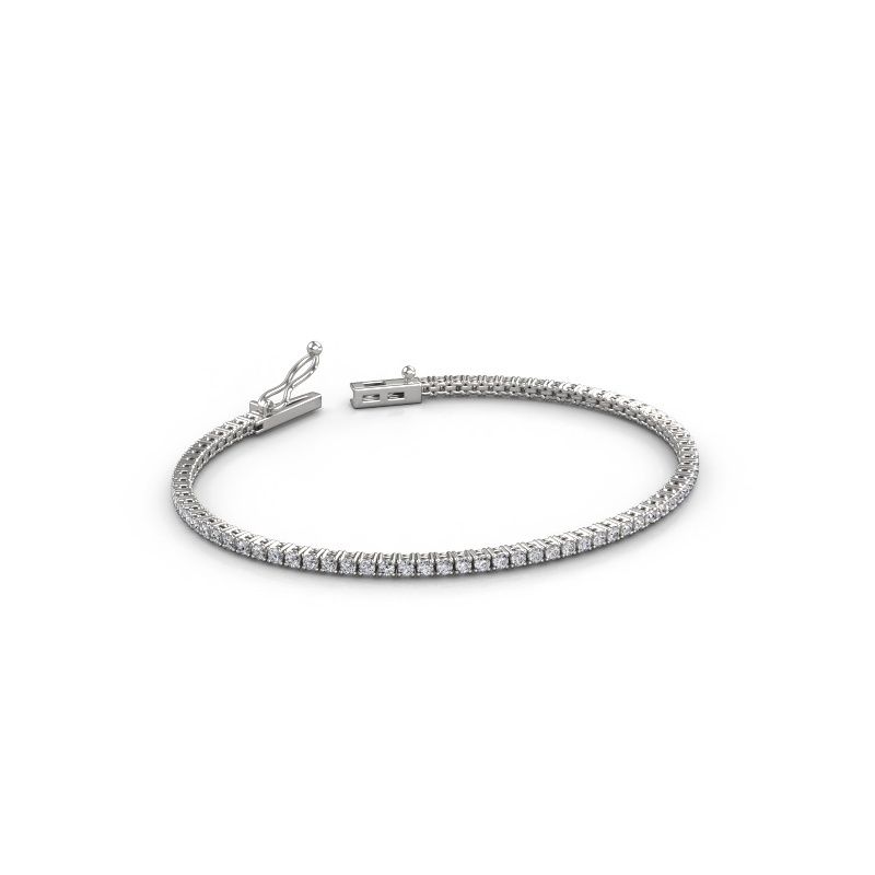 Tennis bracelet Shirley 1.8 diamond 585 white gold 1.85 crt