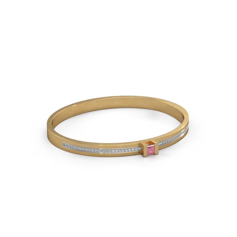 Bracelet Desire 585 gold tourmaline pink 4 mm