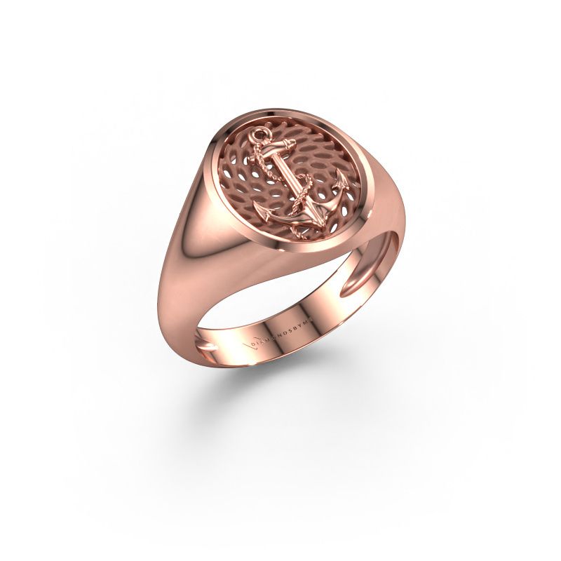 Heren ring Roger 585 rosé goud