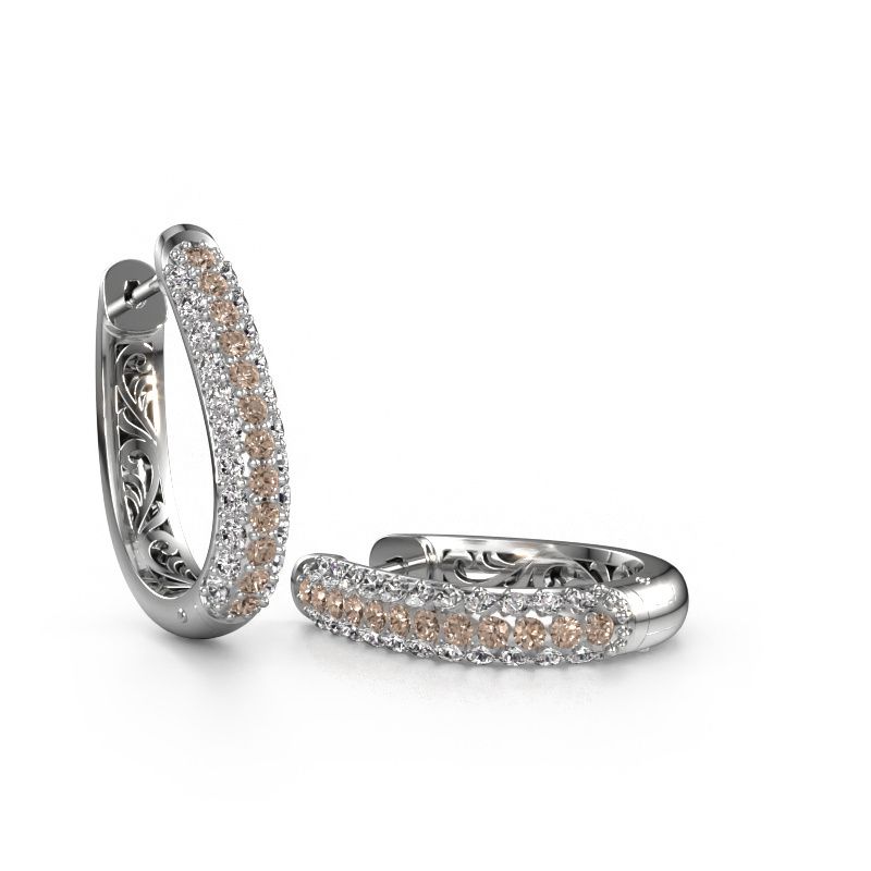 Creole Danika 12.5 A 950 Platin Braun Diamant 1.360 crt