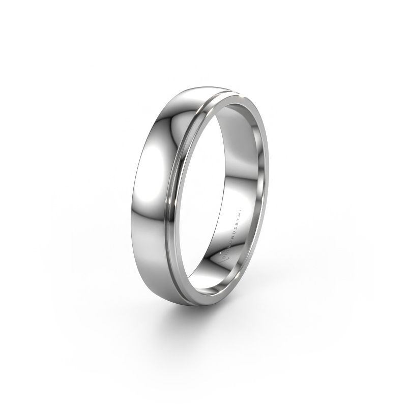 Wedding ring WH0500M25AP 950 platinum ±0.20x0.07 in