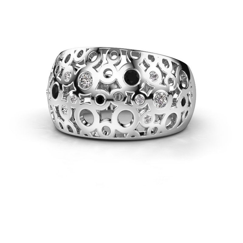 Image de Bague Jaylinn 2<br/>585 or blanc<br/>Zircone 2.2 mm