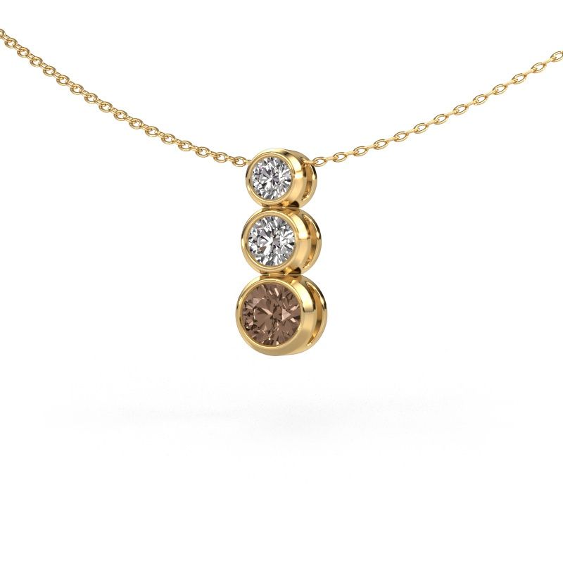 Anhänger Linda 585 Gold Braun Diamant 0.90 crt