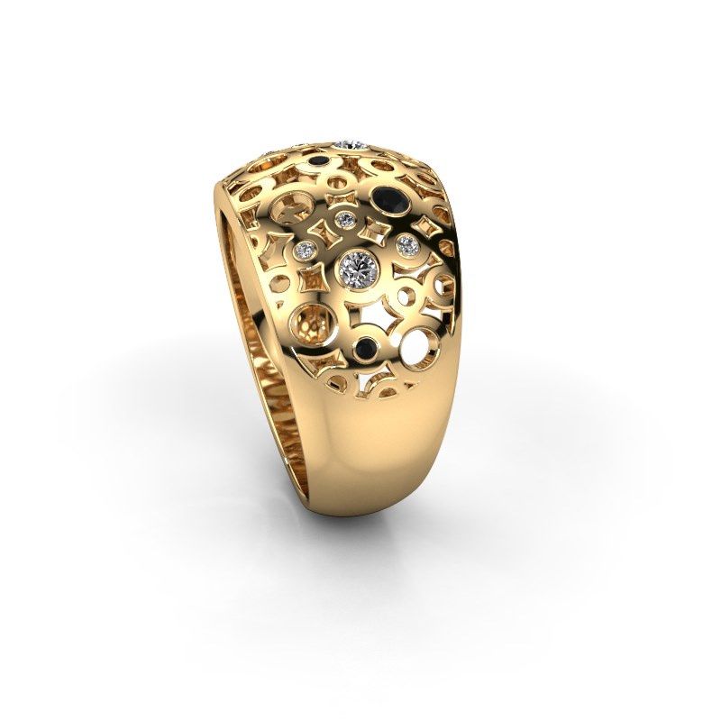 Image de Bague Jaylinn 2<br/>585 or jaune<br/>Zircone 2.2 mm