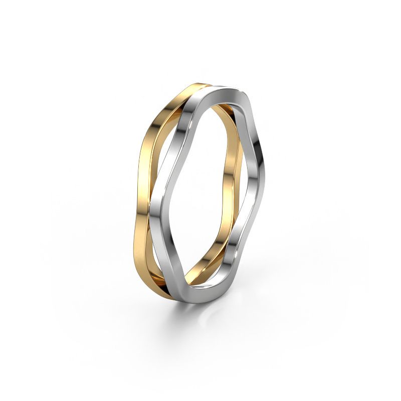 Wedding ring WH2122M 585 gold ±5x1.7 mm