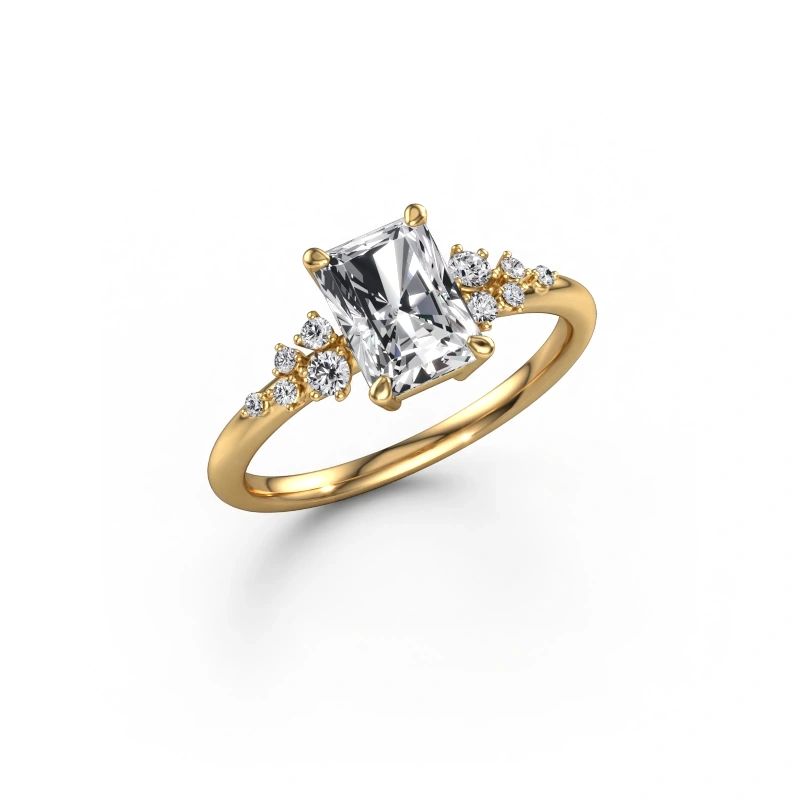 Engagement ring Royce RAD 585 gold diamond 1.633 crt