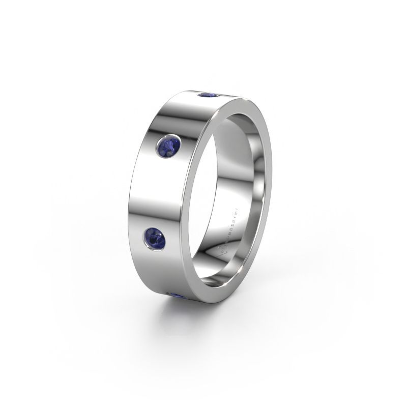 Alliance WH0105L16BP 950 platine saphir 2.4 mm ±6x2 mm