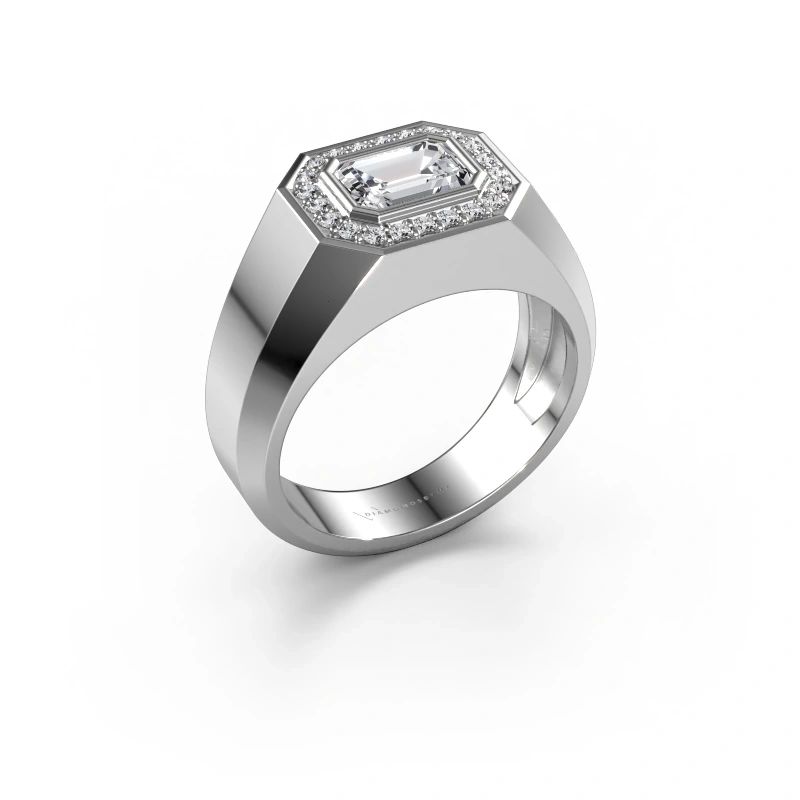 Heren ring Dylan 2 950 platina lab-grown diamant 1.315 crt