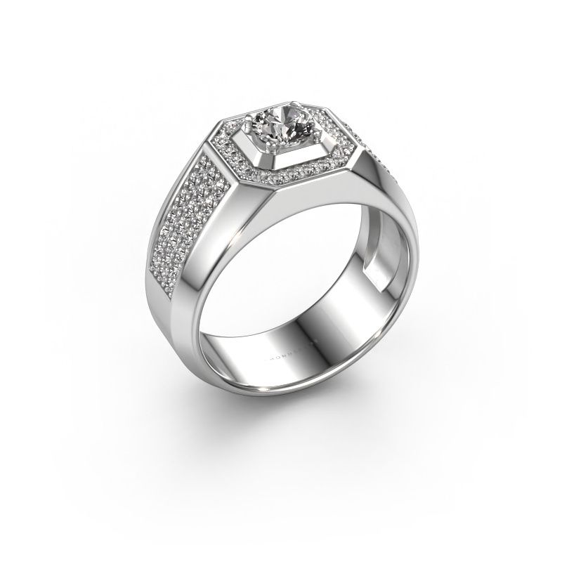 Men's ring Pavan 950 platinum diamond 1.088 crt