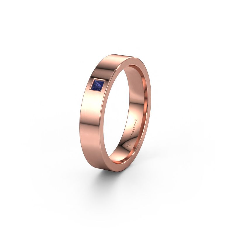 Trauring WH0101L14APSQ 585 Roségold Saphir ±4 x 1,7 mm