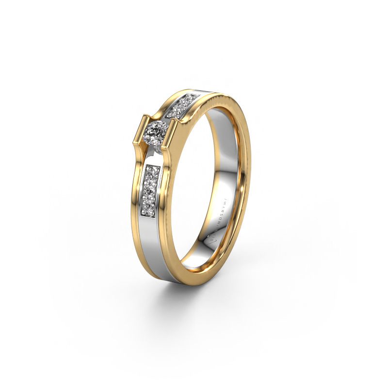 Ehering WH2110L14A 585 Weißgold Diamant ±4x1.7 mm