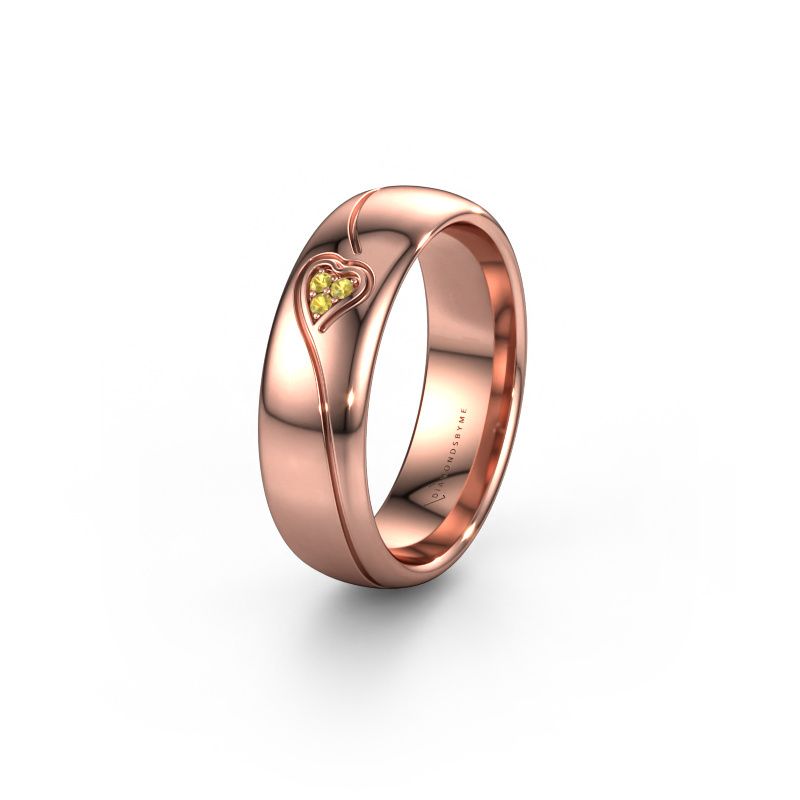 Ehering WH0168L36AP 585 Roségold Gelb Saphir ±6x1.7 mm