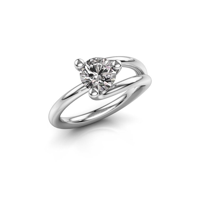 Image of Ring Roosmarijn<br/>585 white gold<br/>Diamond 1.00 crt