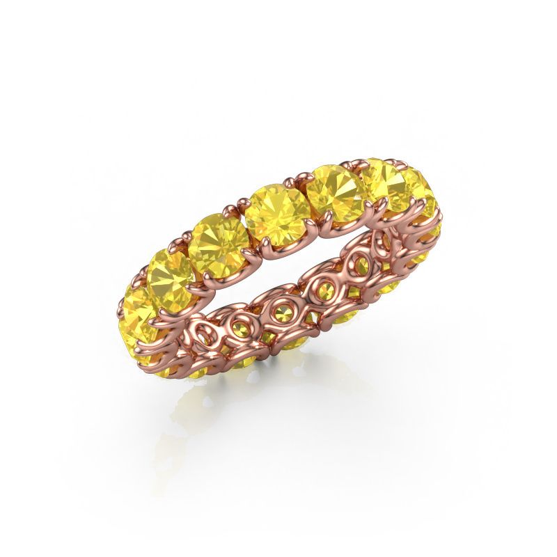 Ring Estee 4.2 585 Roségold Gelb Saphir 4.2 mm