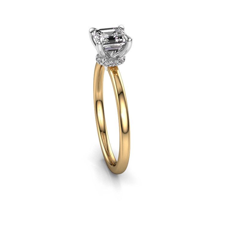 Afbeelding van Verlovingsring Crystal ASSC 3 585 goud diamant 1.00 crt