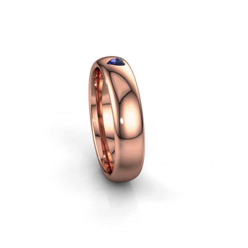 Image of Friendship ring WH0101L35BPHRT<br/>585 rose gold ±5x2 mm<br/>Sapphire