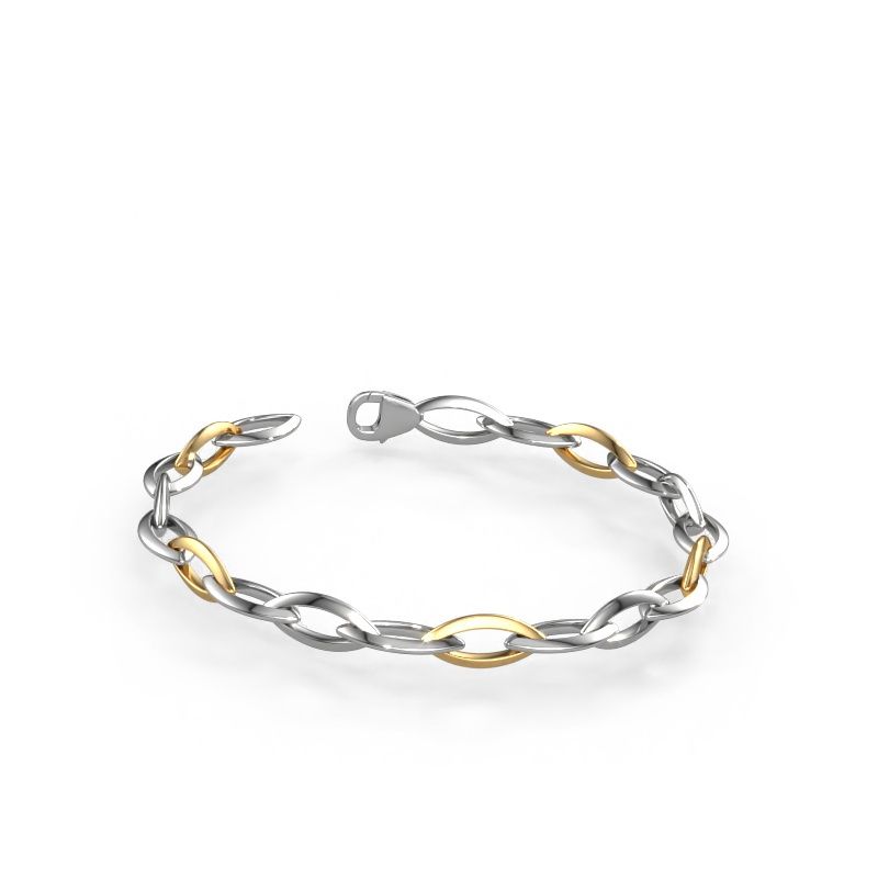 Bracelet Candy 1 8.5 585 or blanc ±8,5 mm