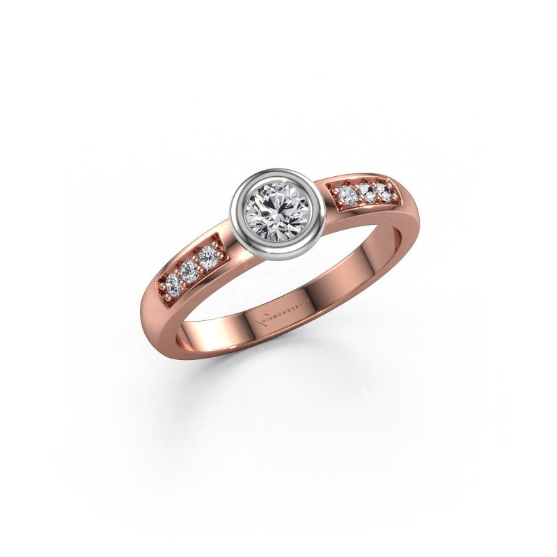 Verlobungsring Lieke 585 Roségold Lab-grown Diamant 0.340 crt
