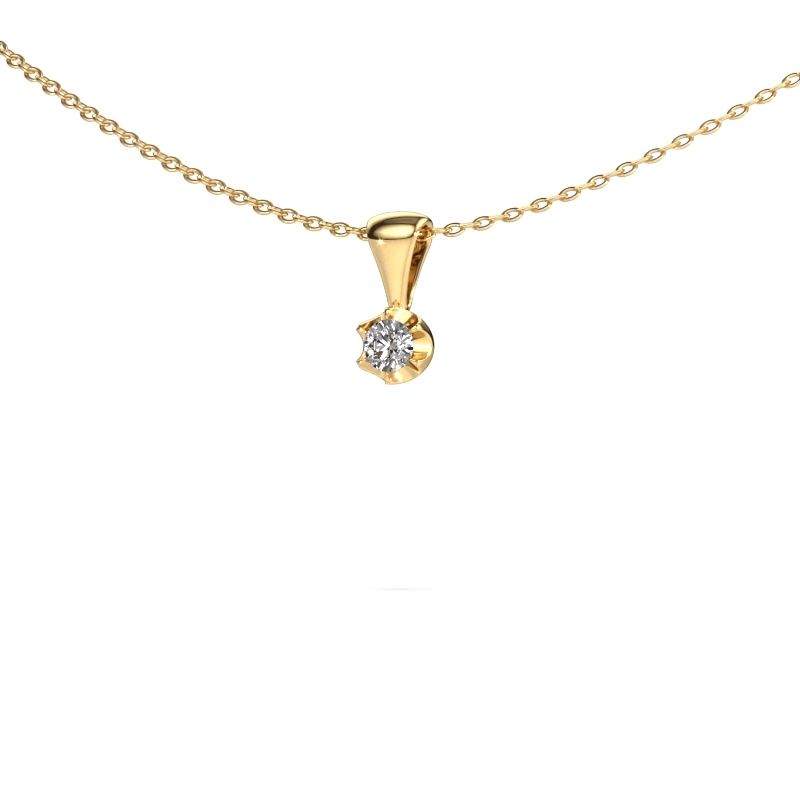 Kette Fran 585 Gold Diamant 0.20 crt
