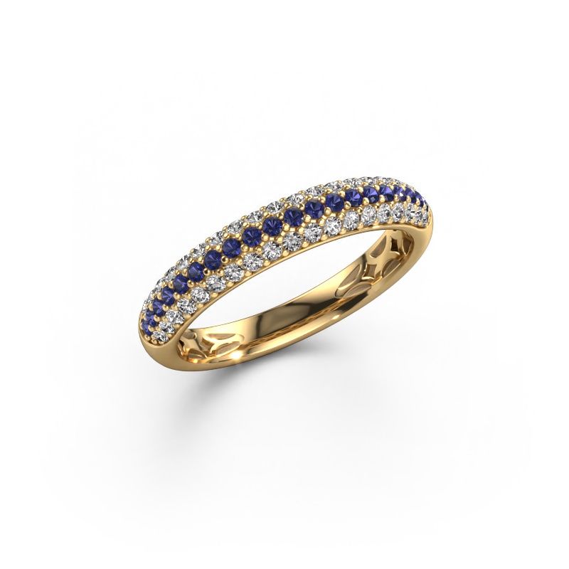 Bague Emely 2 585 or jaune saphir 1.3 mm