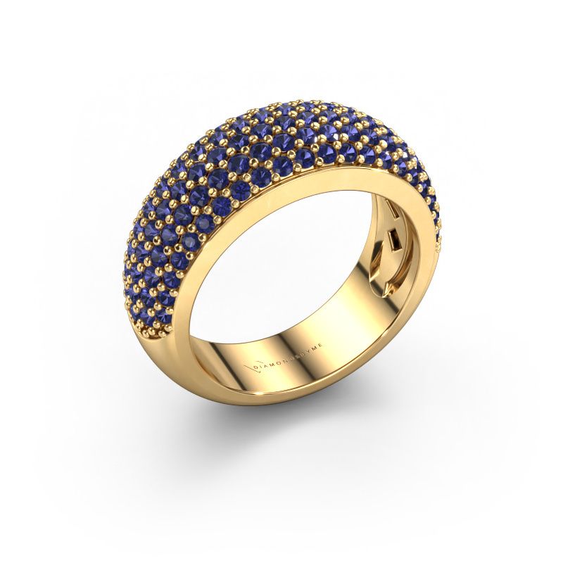 Bague Cristy 585 or jaune saphir 1.2 mm