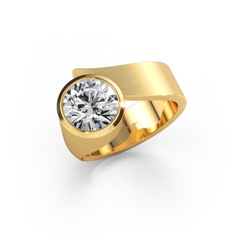 Ring Nakia 585 gold lab grown diamond 2.00 crt