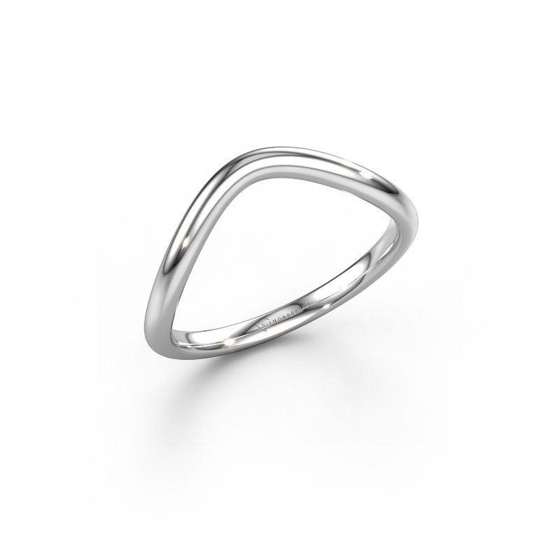 Stackable ring SR30C4 585 white gold