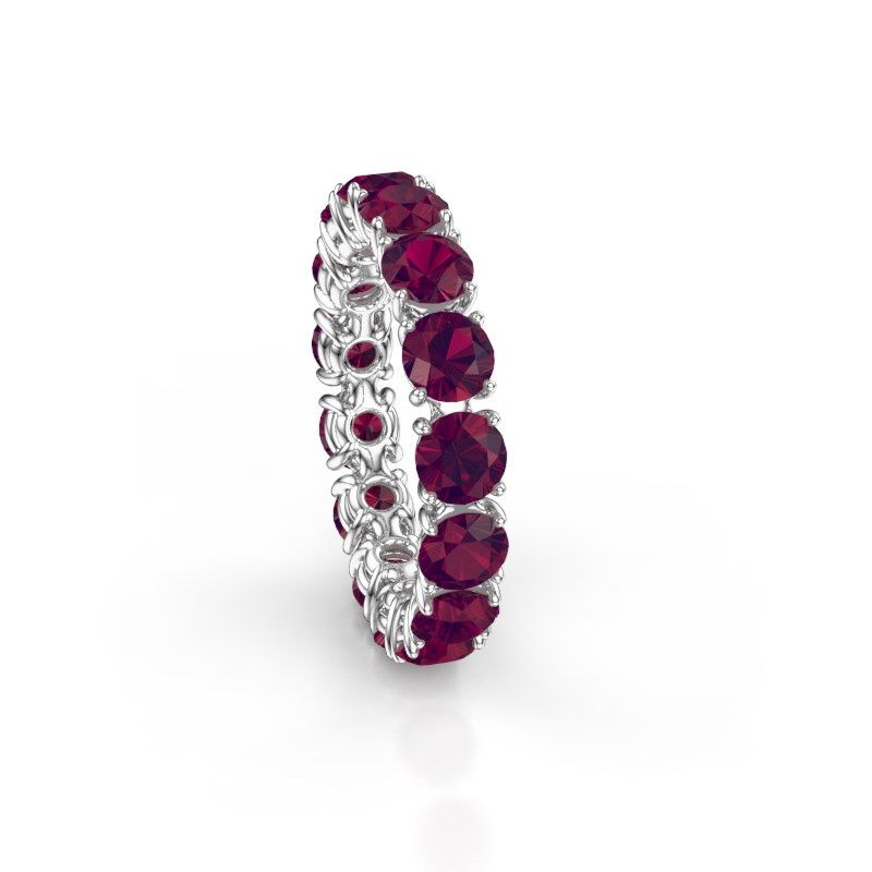 Bild von Ring vivienne 4.2<br/>585 Weißgold<br/>Rhodolit 4.2 mm