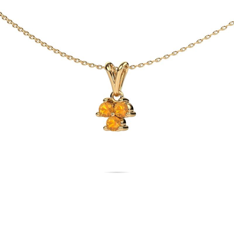 Anhänger Shirlee 585 Gold Citrin 3 mm