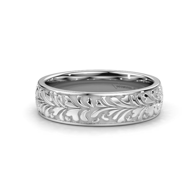 Image of Wedding ring WH2074M26D<br/>585 white gold ±6x2.4 mm