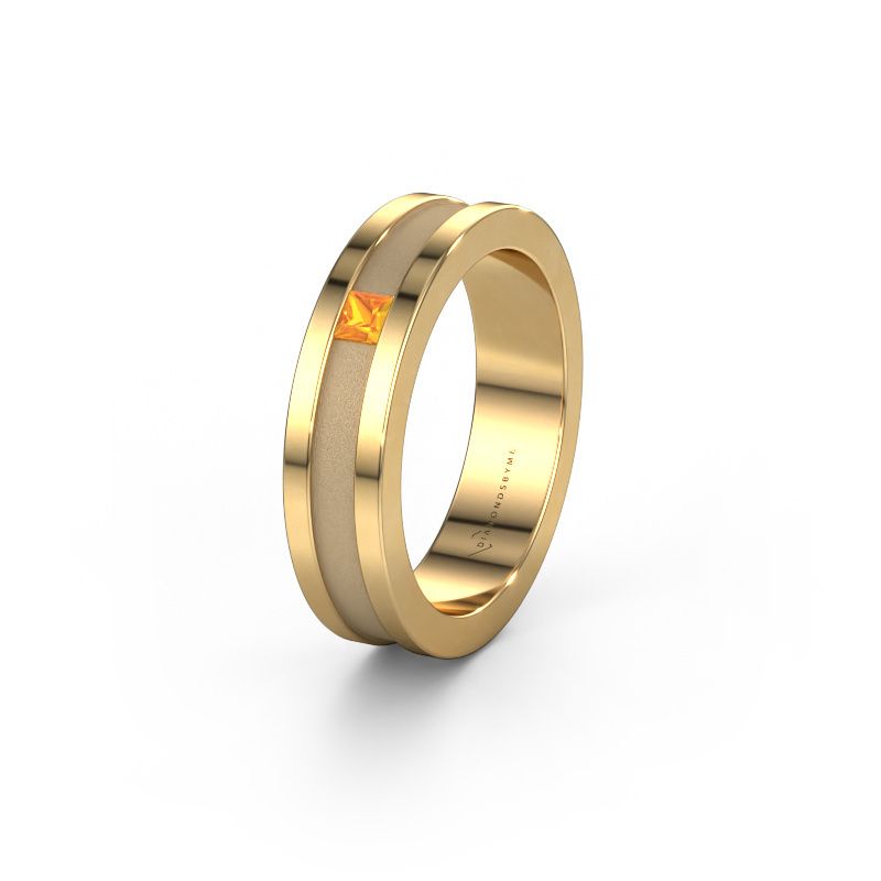 Trouwring WH2001L 585 goud citrien ±5 x 2 mm