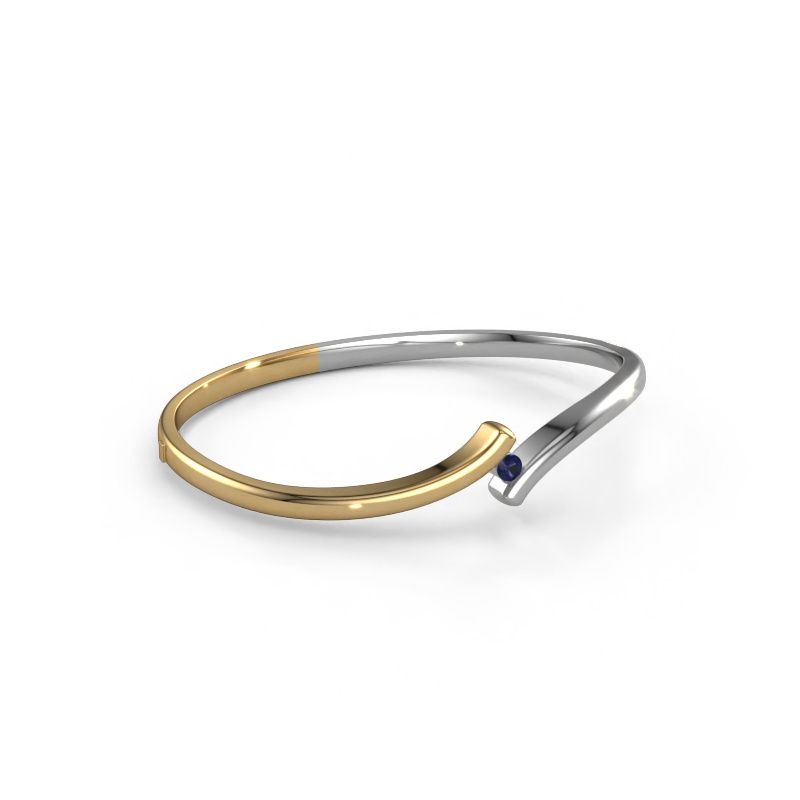 Bracelet jonc Amy 585 or jaune saphir 3.4 mm