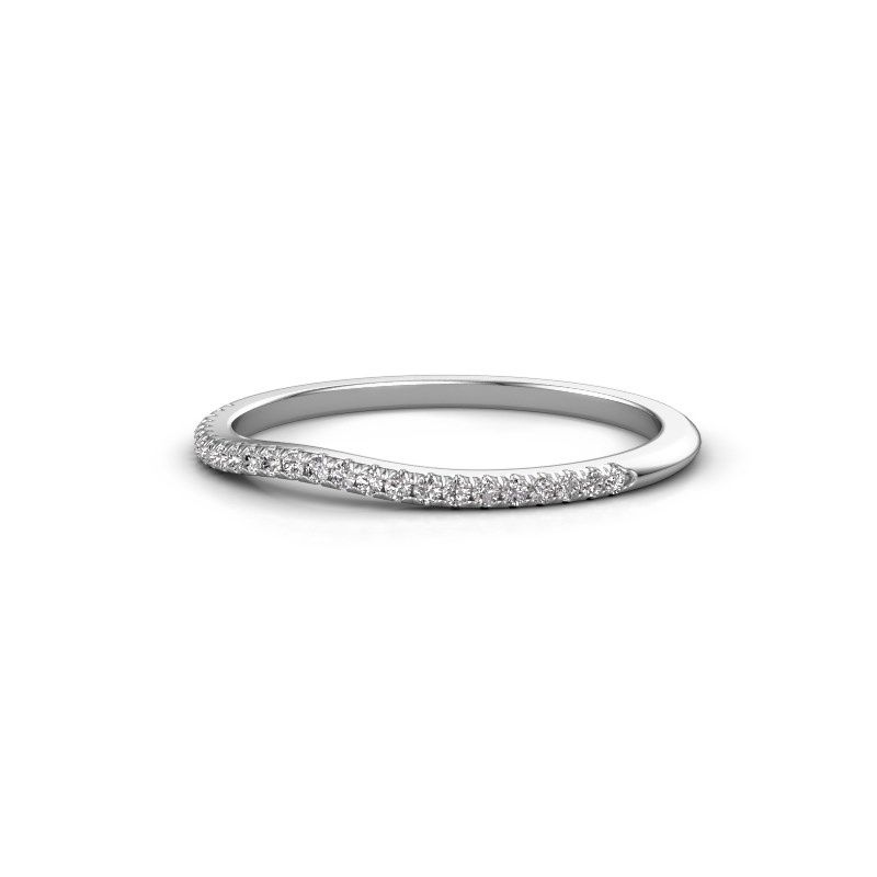 Afbeelding van Aanschuifring SRH0067C10H2<br/>950 platina<br/>Lab-grown diamant 0.125 crt