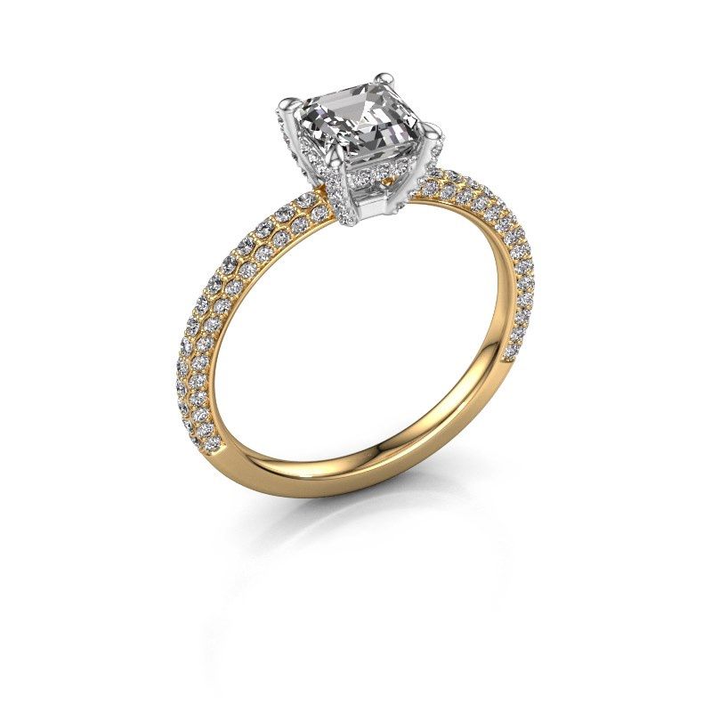 Image of Engagement ring saskia 2 ash<br/>585 gold<br/>diamond 1.598 crt