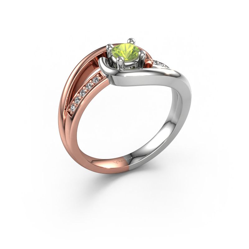 Ring Aylin 585 Roségold Peridot 4 mm