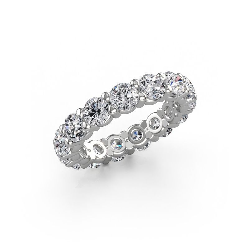 Ring Heddy rnd 4.2 585 white gold lab grown diamond 4.50 crt
