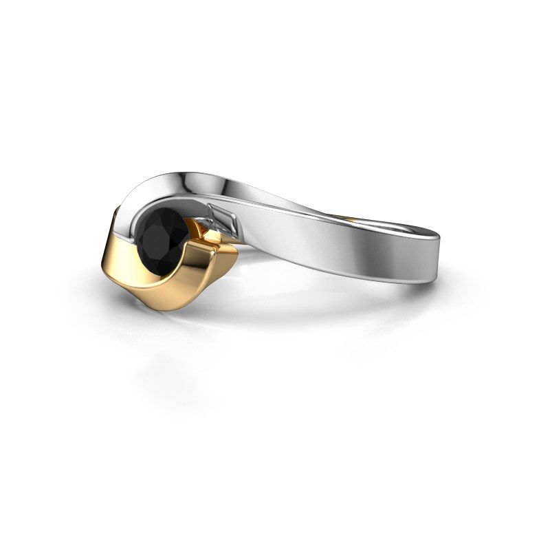 Image of Ring Sheryl<br/>585 gold<br/>Black diamond 0.30 crt
