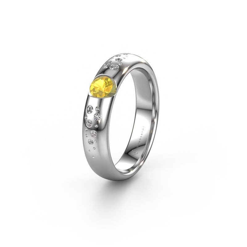 Alliance WH2104L34A 950 platine saphir jaune ±4,5 x 1,7 mm