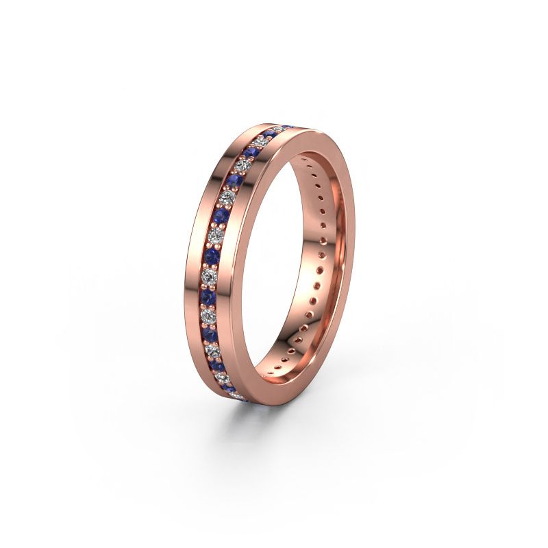 Alliance WH0103L14BP 585 or rose saphir 1.3 mm ±4x2 mm
