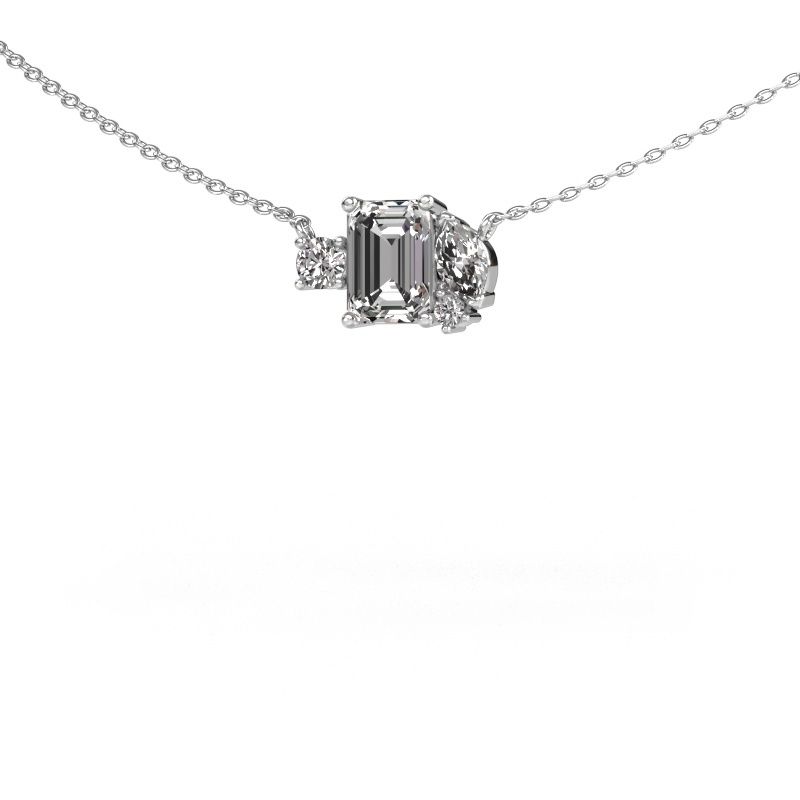 Pendentif Frauke EME 950 platine diamant 1.475 crt