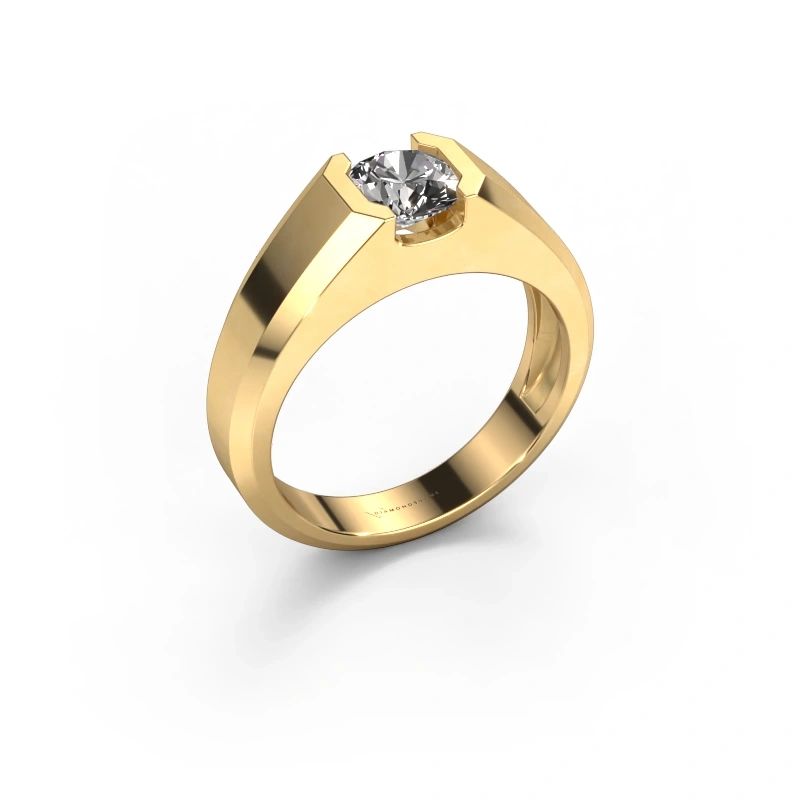 Heren ring Indigo 585 goud diamant 1.00 crt