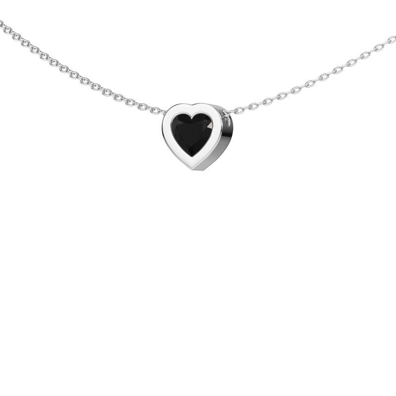 Anhänger Tonja 585 Weißgold Schwarz Diamant 0.65 crt