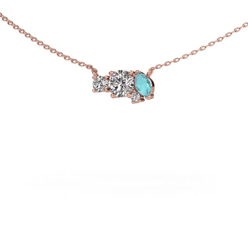 Anhänger Frauke RND 585 Roségold Lab-grown Diamant 0.625 crt